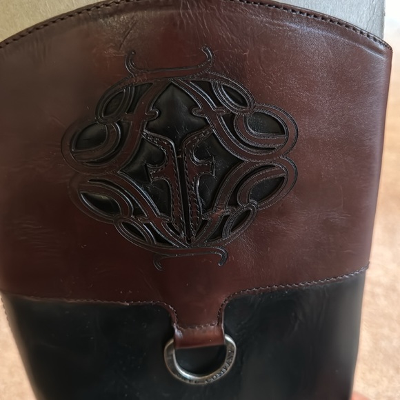 Frye Color-block Riding Boots Size 10 - Picture 5 of 7